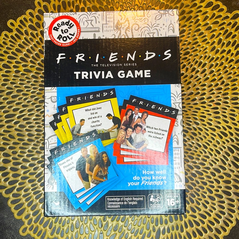 THE FRIENDS GAME🎴 TRIVIA SET COMES WITH UNIQUE DESIGN YOU WILL LOVE❤️❤️